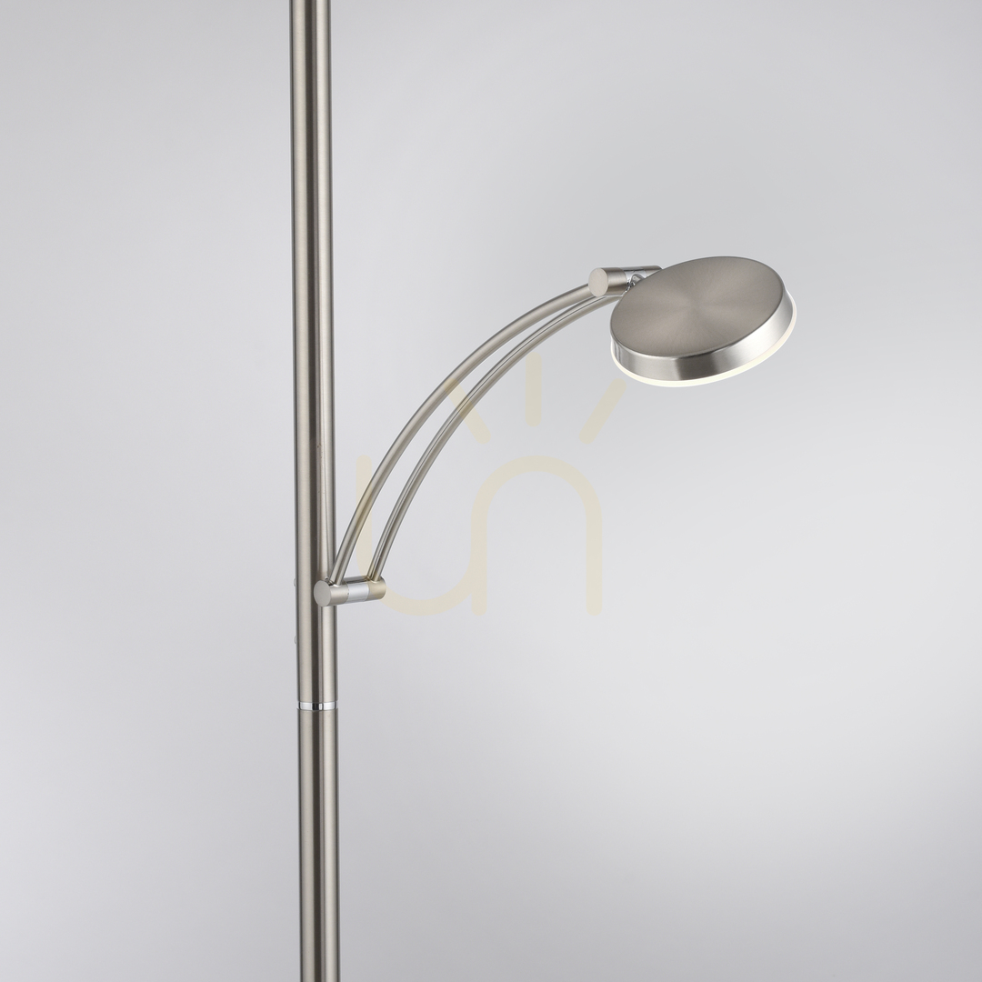 Zeige ALFRED 655-55 Silber 2xLED Stehleuchte ALFRED 655-55 Silber 2xLED Stehleuchte