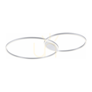 Q-KATE Plafond 6590-95 Silber 2xLED 6 Q-KATE Plafond 6590-95 Silber 2xLED small 6