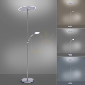 LED-Stehleuchte ARTUR 673-55 mit Leselampe, Silber small 4
