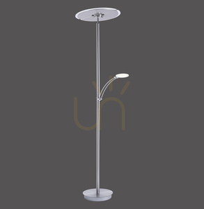 LED-Stehleuchte ARTUR 673-55 mit Leselampe, Silber small 0