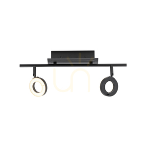 Plafond SILEDA 6781-13 Schwarz 2xLED small 11