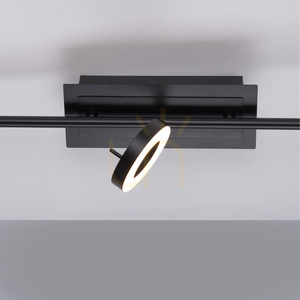 SILEDA plafond 6785-13 Schwarz 3xLED small 8