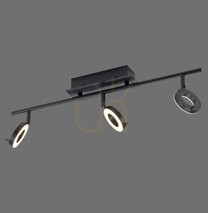 SILEDA plafond 6785-13 Schwarz 3xLED small 0