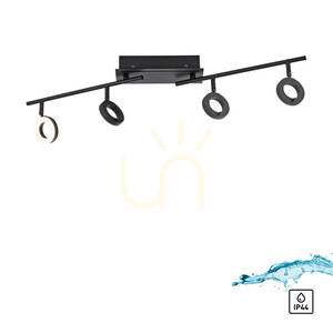 SILEDA Plafond 6786-13 Schwarz 4xLED small 1