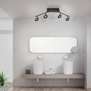 SILEDA Plafond 6786-13 Schwarz 4xLED small 10