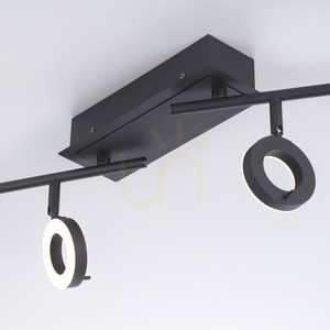 SILEDA Plafond 6786-13 Schwarz 4xLED small 9