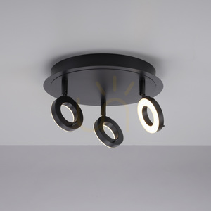 SILEDA plafond 6788-13 Anthrazit 3xLED small 10