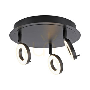 SILEDA plafond 6788-13 Anthrazit 3xLED small 13