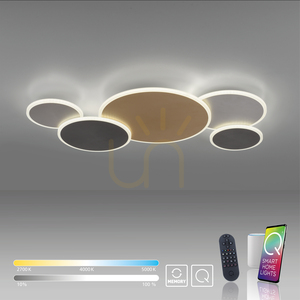 Wandleuchte Q-PIATO 8008-70 Multicolor 5xLED small 13
