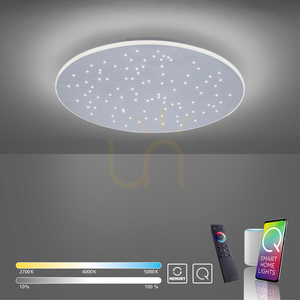 Plafond Q-NIGHTSKY 8037-95 Silber 1xLED small 10