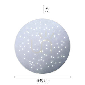 Plafond Q-NIGHTSKY 8037-95 Silber 1xLED small 7