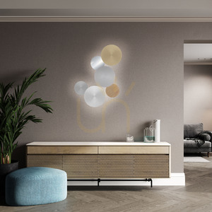 AKKU-PUNTUA Wandleuchte 8152-79 Holz 1xLED small 12