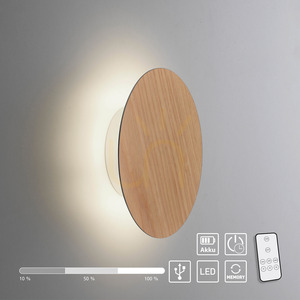 AKKU-PUNTUA Wandleuchte 8152-79 Holz 1xLED small 13