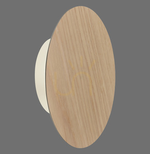AKKU-PUNTUA Wandleuchte 8152-79 Holz 1xLED small 0