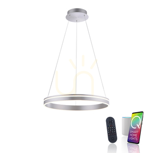 Q-VITO Pendelleuchte 8411-55 Silber 1xLED small 1