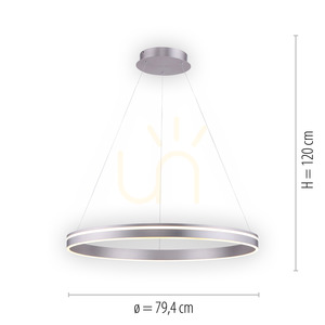 Q-VITO Pendelleuchte 8412-55 Silber 1xLED 7 Q-VITO Pendelleuchte 8412-55 Silber 1xLED small 7