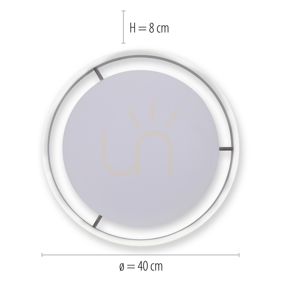 Vorschau Plafond Q-VITO 8414-13 Anthrazit 1xLED Plafond Q-VITO 8414-13 Anthrazit 1xLED