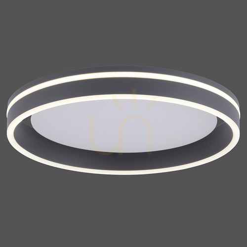 Prüfen Plafond Q-VITO 8414-13 Anthrazit 1xLED