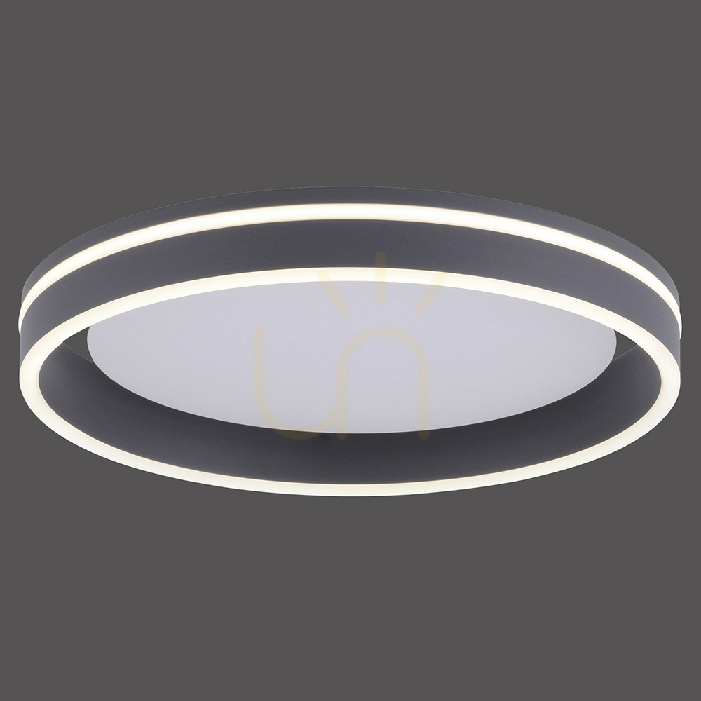 Prüfen Plafond Q-VITO 8414-13 Anthrazit 1xLED Plafond Q-VITO 8414-13 Anthrazit 1xLED