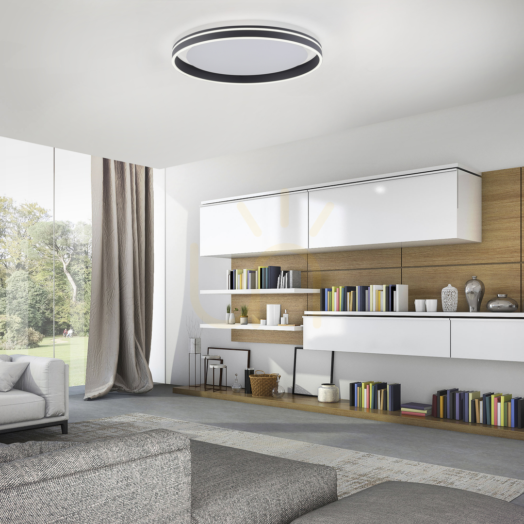 Vorschau Plafond Q-VITO 8416-13 Anthrazit 1xLED Plafond Q-VITO 8416-13 Anthrazit 1xLED
