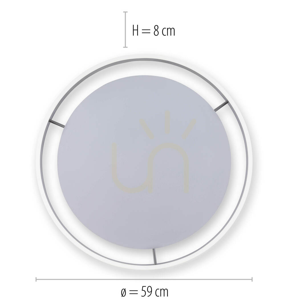 Anzeige Plafond Q-VITO 8416-13 Anthrazit 1xLED Plafond Q-VITO 8416-13 Anthrazit 1xLED