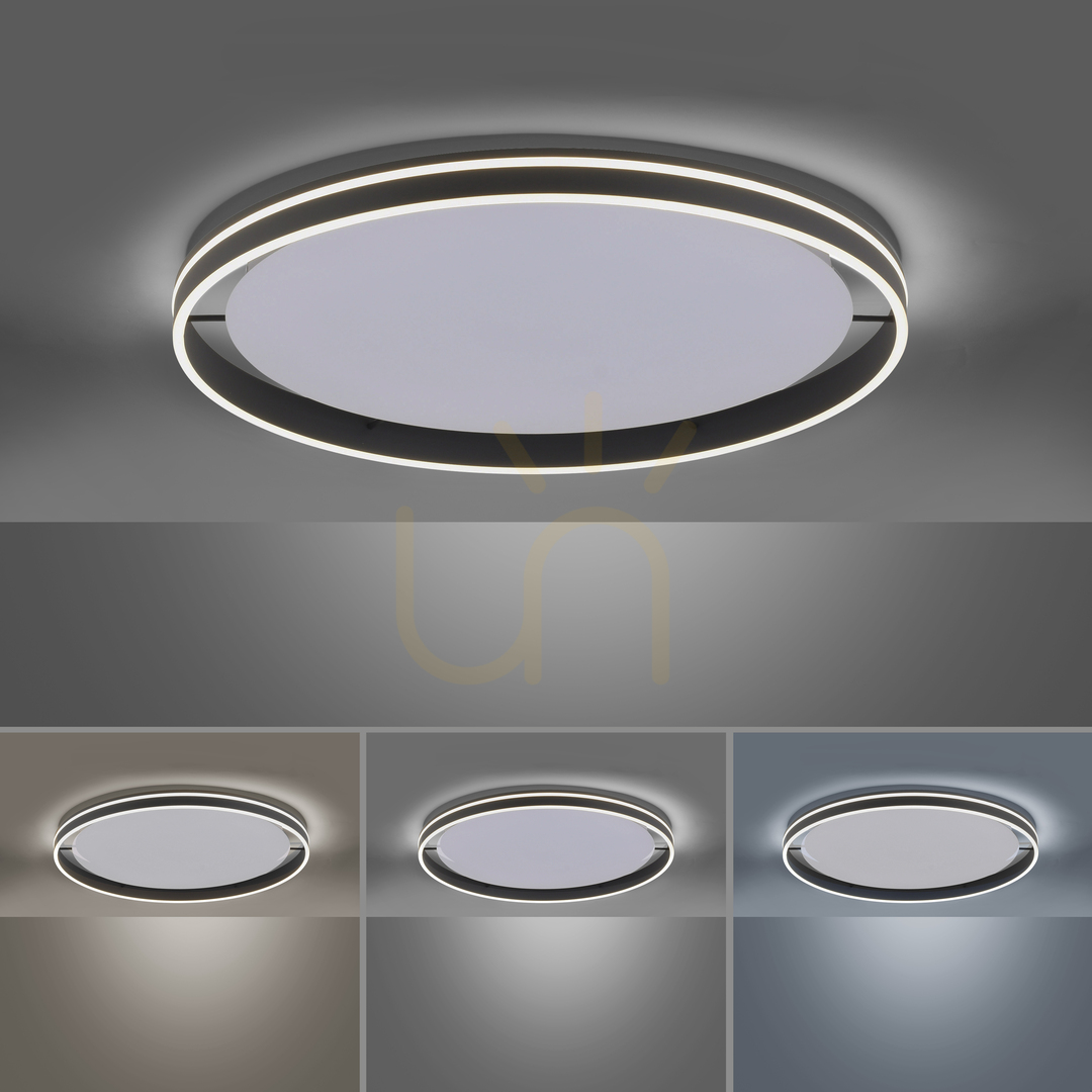 Zeige Plafond Q-VITO 8418-13 Anthrazit 1xLED Plafond Q-VITO 8418-13 Anthrazit 1xLED