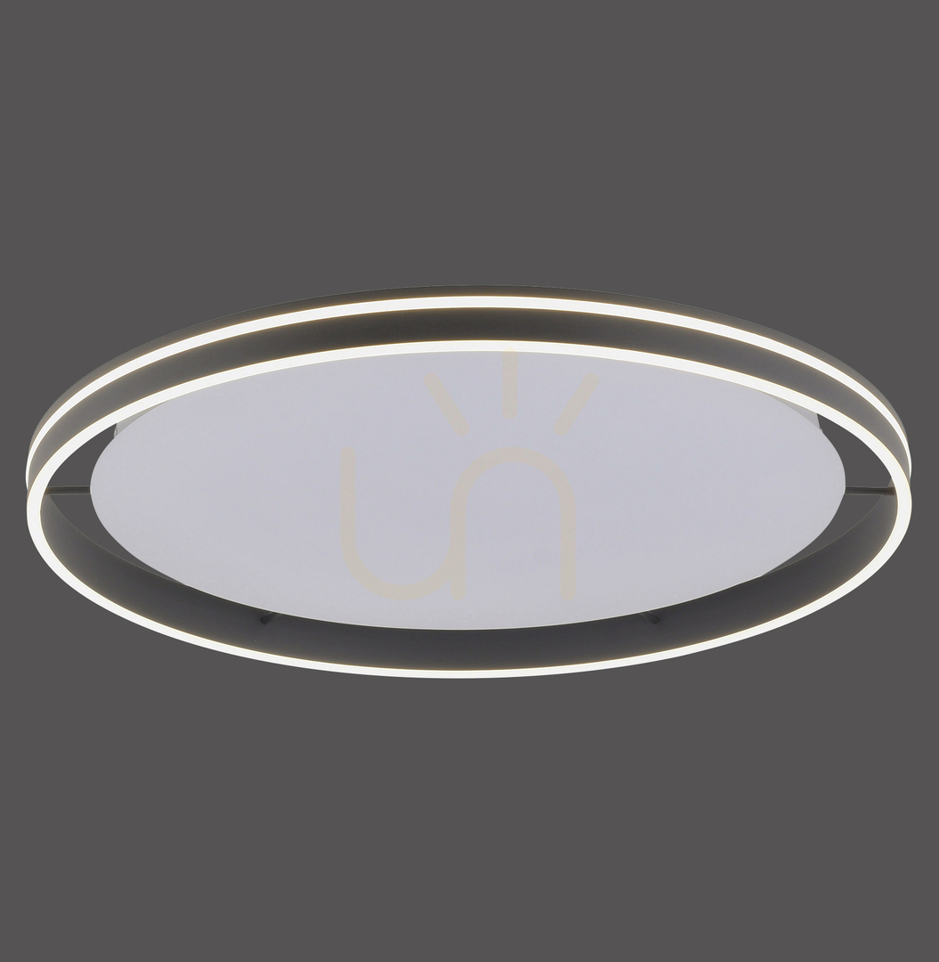 Prüfen Plafond Q-VITO 8418-13 Anthrazit 1xLED Plafond Q-VITO 8418-13 Anthrazit 1xLED
