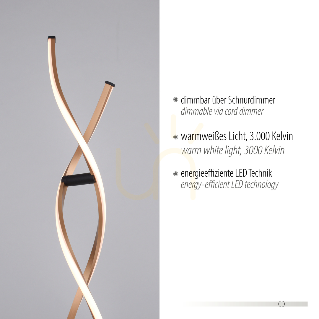 Anzeige POLINA Stehleuchte 9140-18 Gold 1xLED POLINA Stehleuchte 9140-18 Gold 1xLED