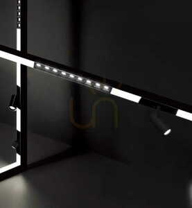 Lineare LED-Leuchte für das Magnetsystem Zuma Line 11122, schwarz, 12 W, 21,9 cm small 3