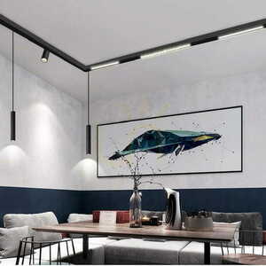 Lineare LED-Leuchte für das Magnetsystem Zuma Line 11122, schwarz, 12 W, 21,9 cm small 6