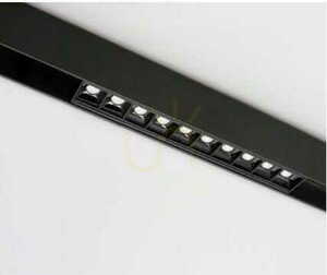 Lineare LED-Leuchte für das Magnetsystem Zuma Line 11122, schwarz, 12 W, 21,9 cm small 0
