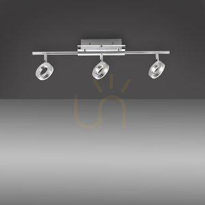 SILEDA plafond 6785-96 Silber 3xLED small 4