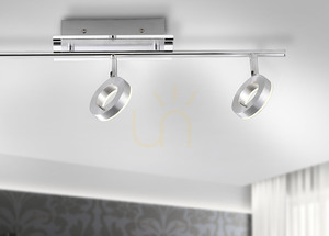 SILEDA plafond 6785-96 Silber 3xLED small 8