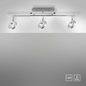 SILEDA plafond 6785-96 Silber 3xLED small 9