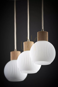 Pendelleuchte Sigma ALBA 3-flammig Beige Holz E27 41845 1 Pendelleuchte Sigma ALBA 3-flammig Beige Holz E27 41845 small 1