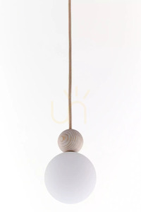 Pendelleuchte Sigma Rona 1 gebleichtes Holz beige 15 cm G9 41673 small 2