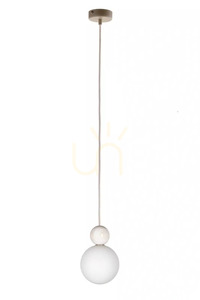 Pendelleuchte Sigma Rona 1 gebleichtes Holz beige 15 cm G9 41673 small 0