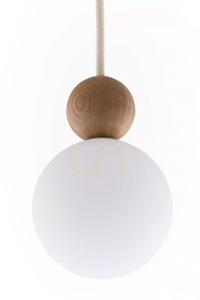 Pendelleuchte Sigma Rona 1 Holz hellbraun 15 cm G9 41674 small 1