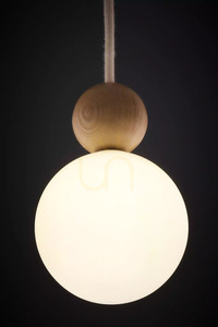 Pendelleuchte Sigma Rona 1 Holz hellbraun 15 cm G9 41674 small 4