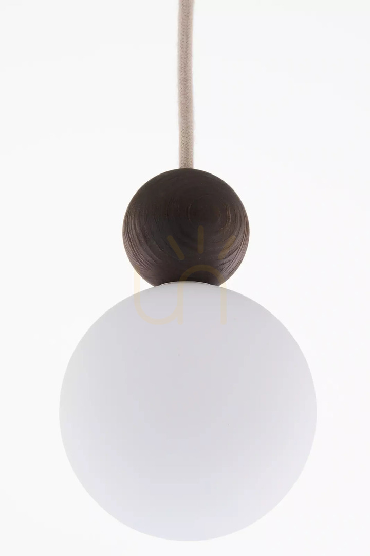 Aussicht Pendelleuchte Sigma Rona 1-flammig Holz dunkelbraun 41675 Pendelleuchte Sigma Rona 1-flammig Holz dunkelbraun 41675