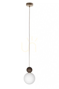 Pendelleuchte Sigma Rona 1-flammig Holz dunkelbraun 41675 0 Pendelleuchte Sigma Rona 1-flammig Holz dunkelbraun 41675 small 0