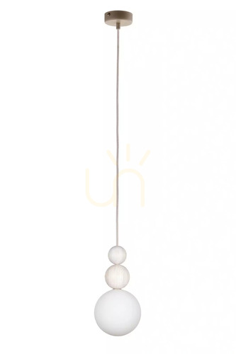 Prüfen Pendelleuchte Sigma RONA Beige Glas Holz G9 15 cm 41677