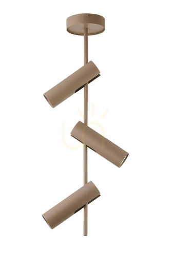 Prüfen Plafond Sigma LEDA 3 bewegliche Schirme warmes Beige GU10 41758