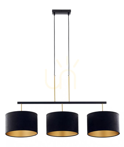 Prüfen Pendelleuchte Sigma MARII 3-flammig schwarz/gold SKU 41836