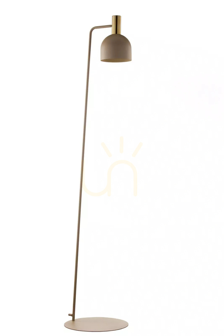 Prüfen Stehleuchte Sigma VITRUM GOLD 41722 Beige E27 gebürsteter Messingstahl Stehleuchte Sigma VITRUM GOLD 41722 Beige E27 gebürsteter Messingstahl