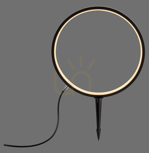 Prüfen ZIRKULU Gartenlampe 19510-18 Schwarz 1xLED