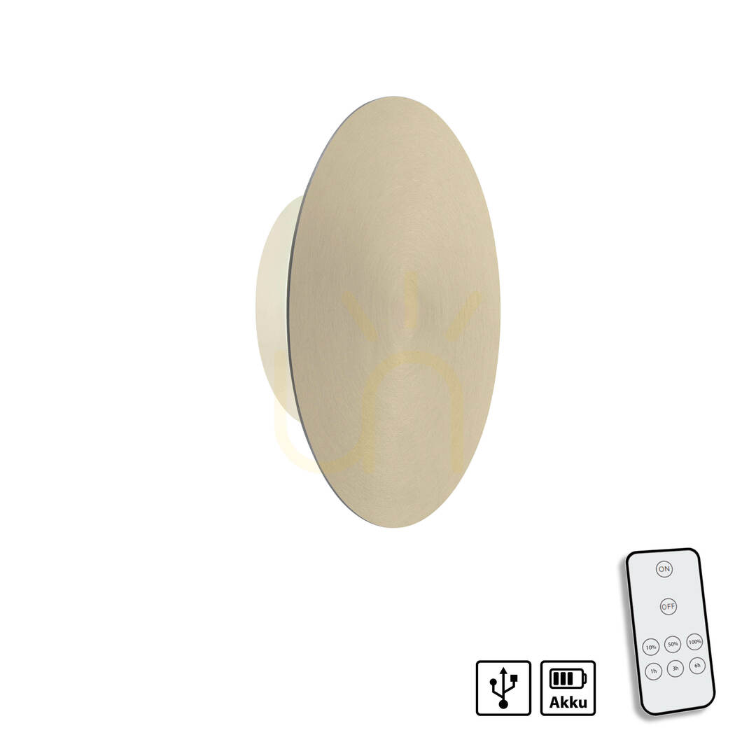 Aussicht AKKU-PUNTUA 8152-60 Braun 1xLED Wandleuchte AKKU-PUNTUA 8152-60 Braun 1xLED Wandleuchte