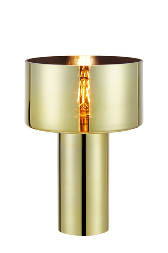 Prüfen Tischlampe Markslojd Corin Gold Glas 109145