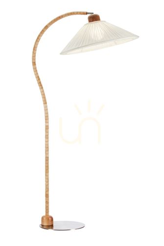 Prüfen Bodenstehlampe Markslojd ESSET Holz Weiß E27 150 cm SKU 109189