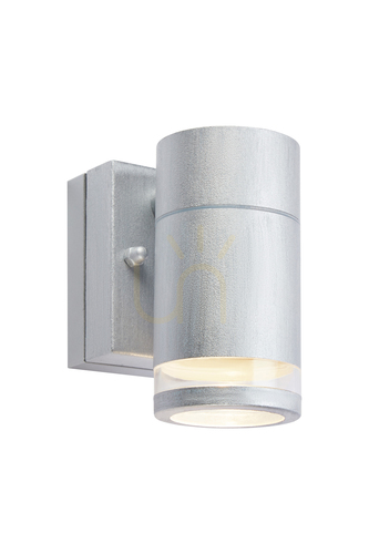 Prüfen Außen-Wandleuchte Markslojd Luno LED Silber Aluminium IP65 109103